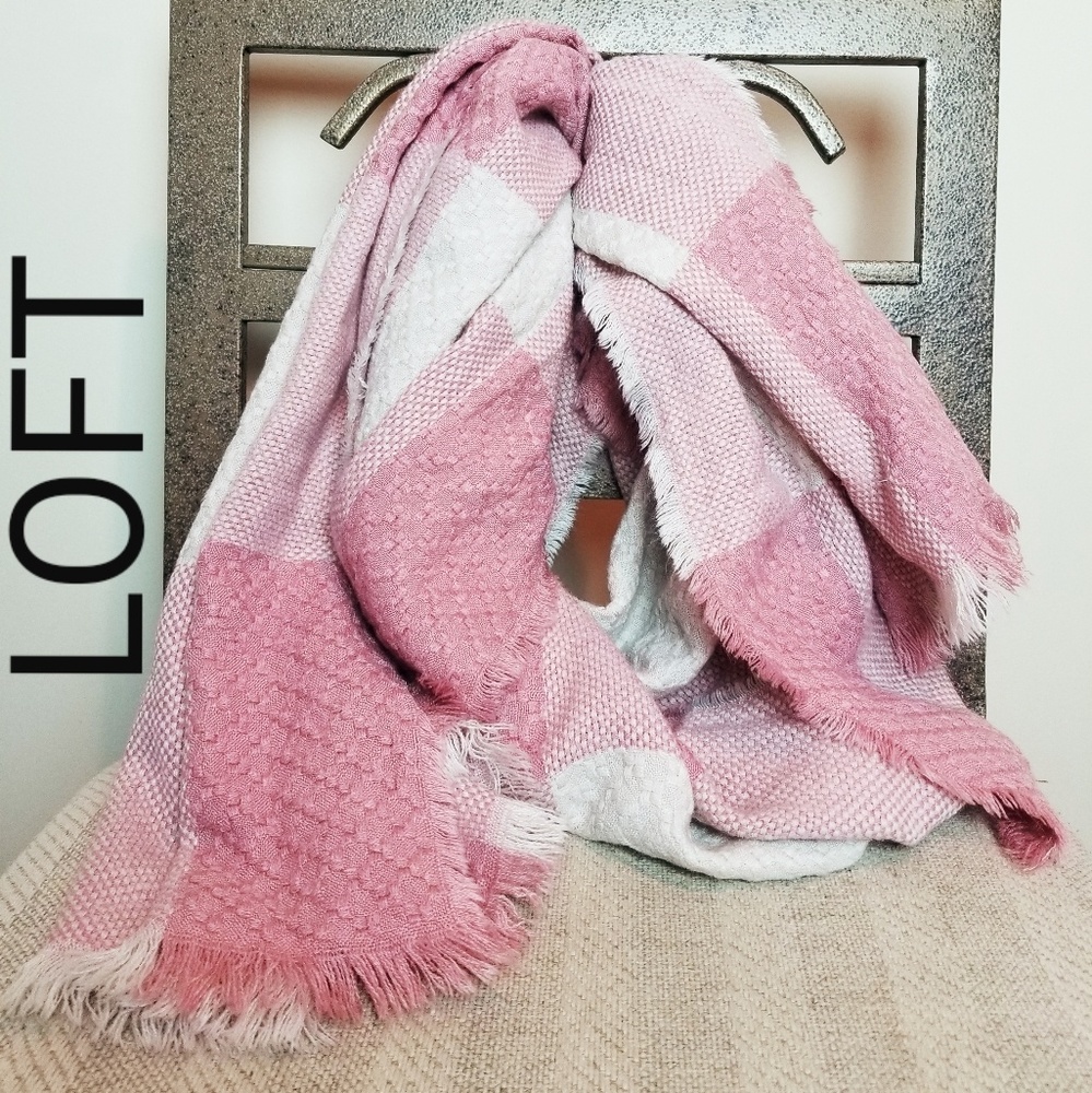 LOFT Pink Scarf